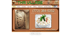 Desktop Screenshot of chicagothaivillage.com